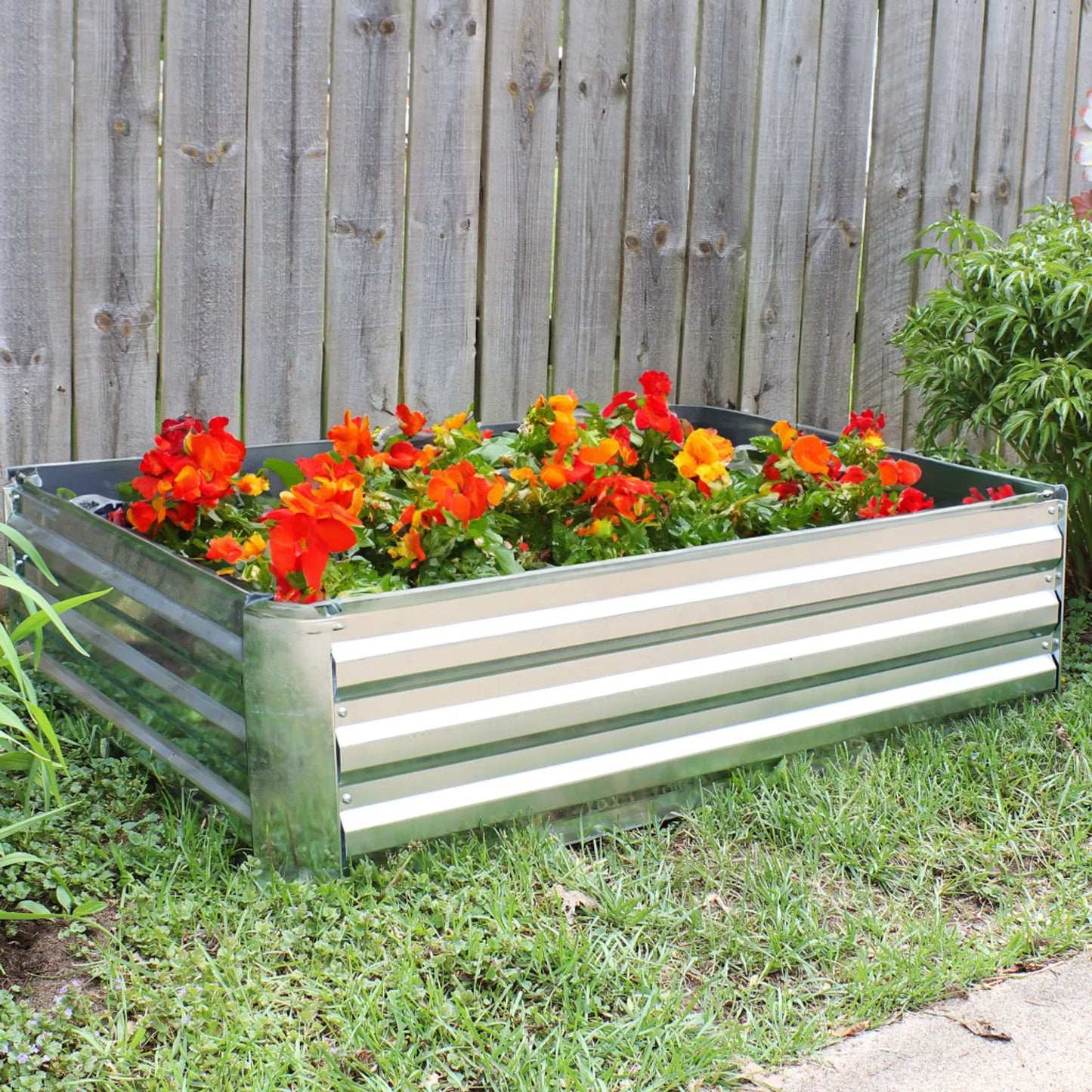 Steel Rectangular Raised Garden Bed