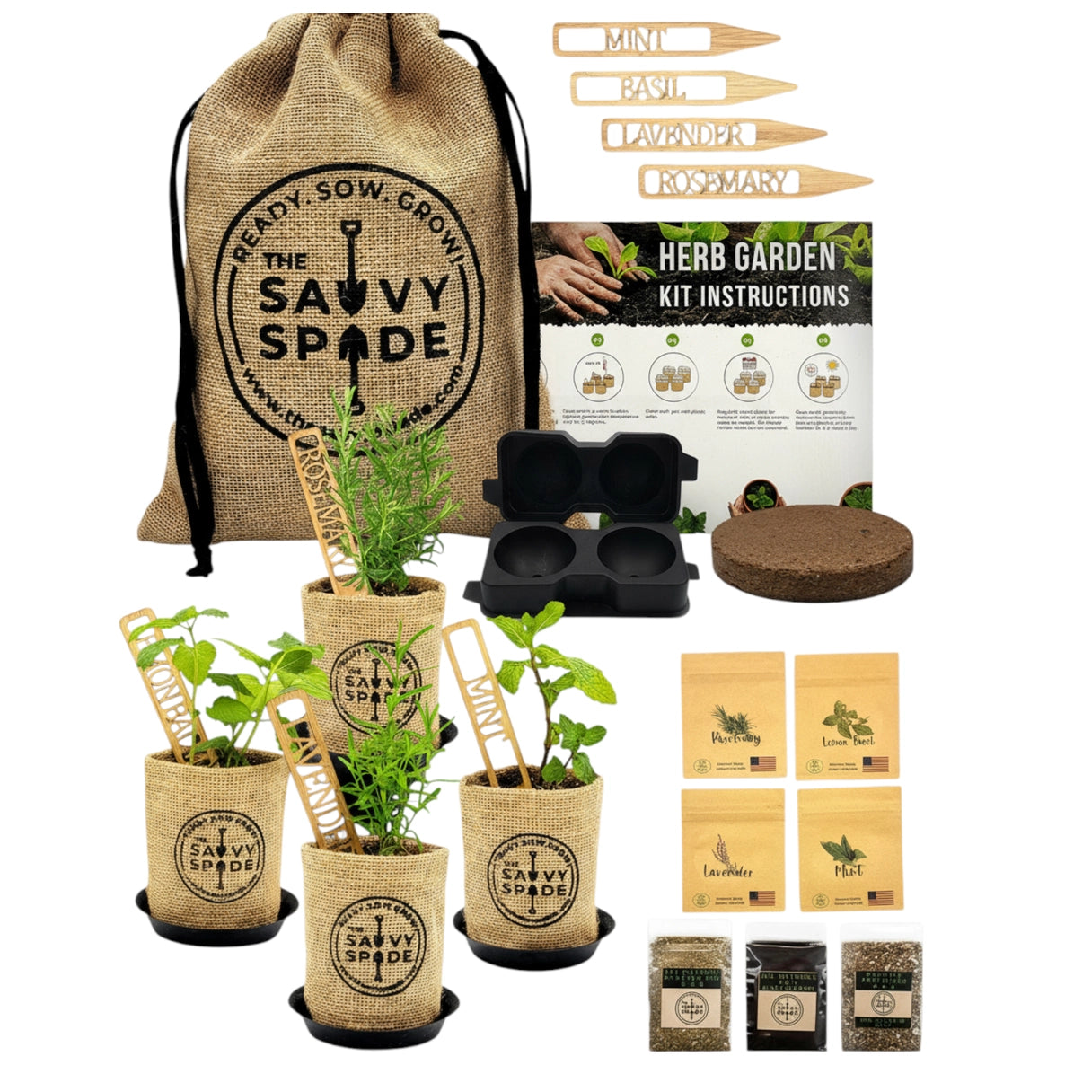 Cocktail Garden Kit - Giftable Grow-Your-Own Cocktail Herbs