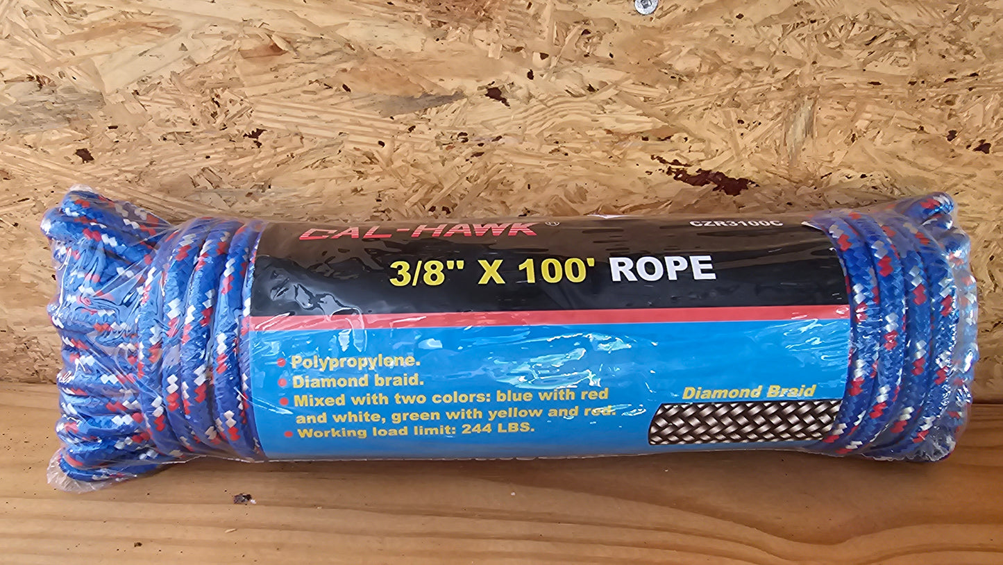 3/8" x 100' Rope