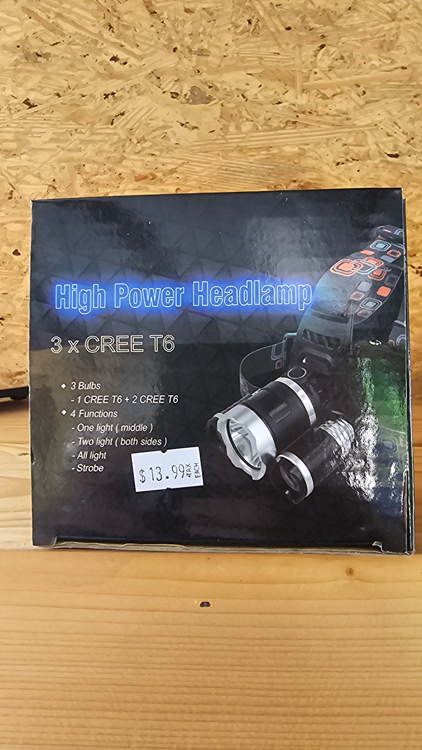 High-Power 3x Cree T6 LED Headlamp