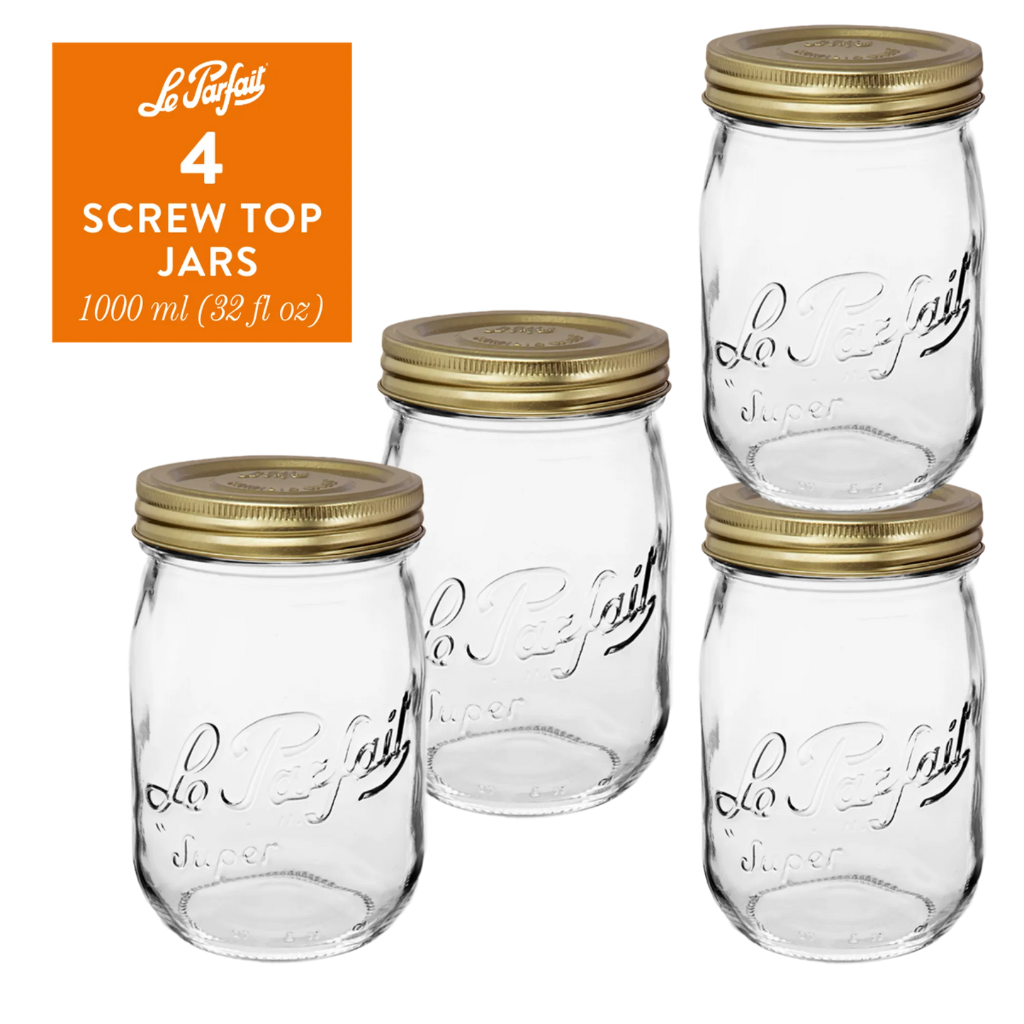 Le Parfait Screw Top Jars