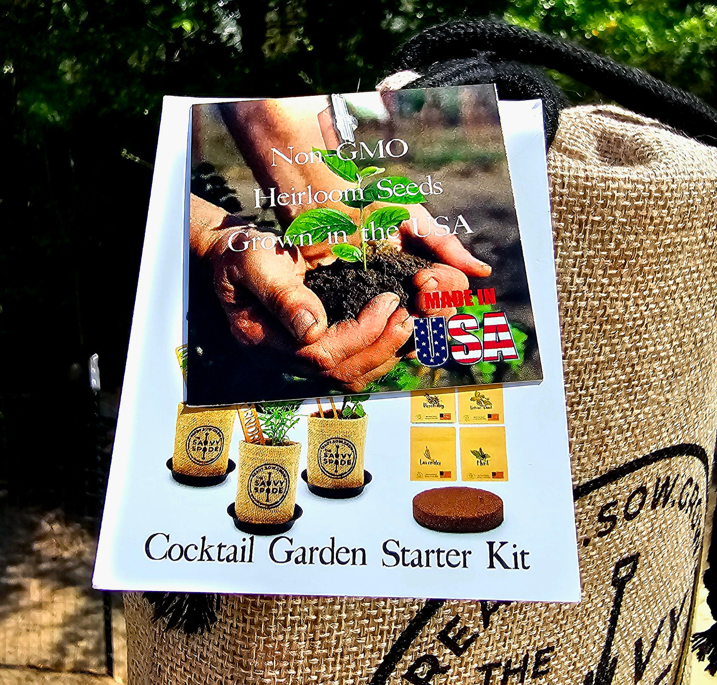 Cocktail Garden Kit - Giftable Grow-Your-Own Cocktail Herbs