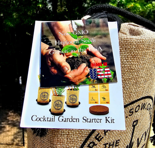 Cocktail Garden Kit - Giftable Grow-Your-Own Cocktail Herbs