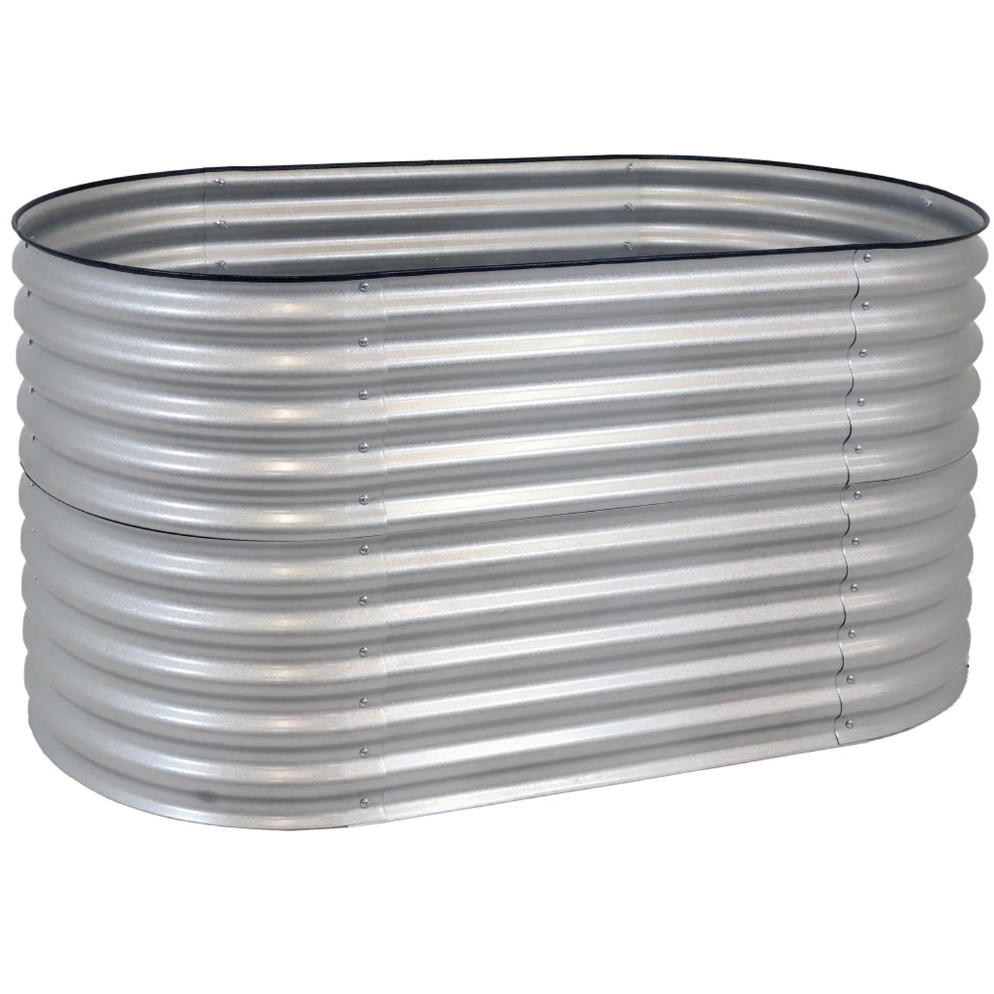 Metal Oval Raised Garden Bed