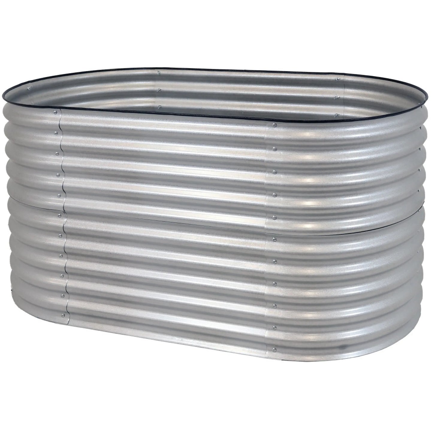 Metal Oval Raised Garden Bed