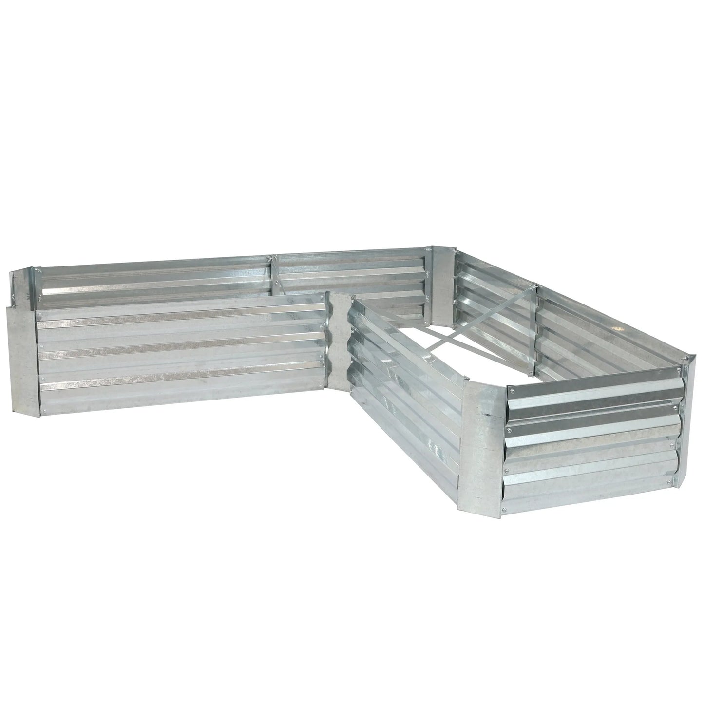 Steel L Shape Raised Garden Bed