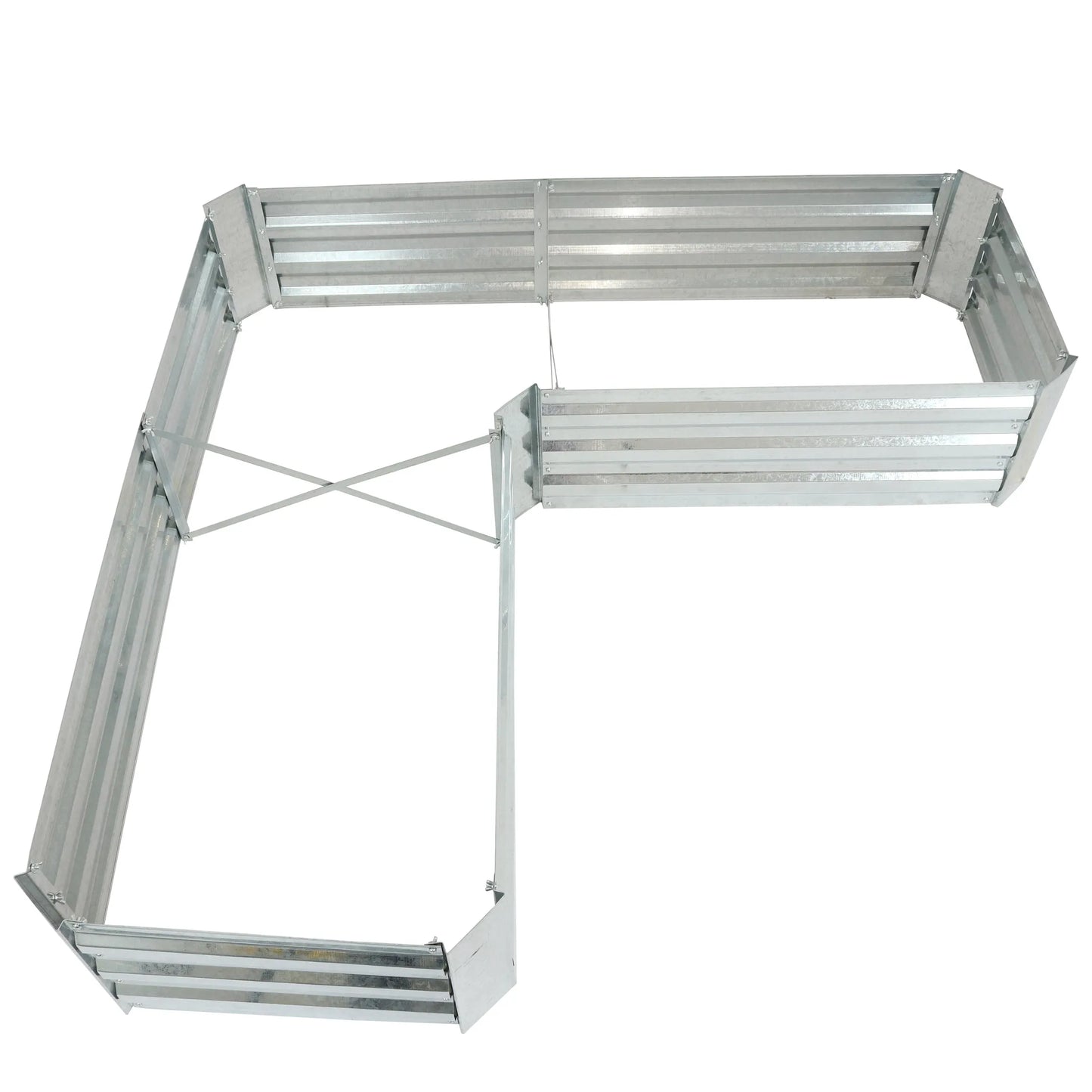 Steel L Shape Raised Garden Bed