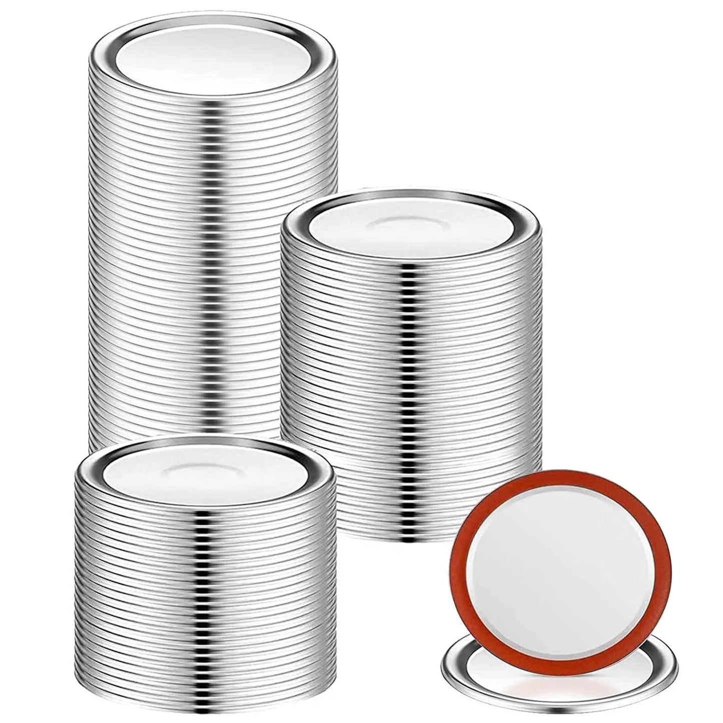 100 Pcs Regular Mouth Canning