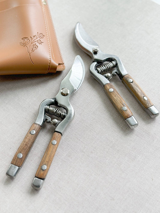 Wood Handle Garden Shear/Secateurs