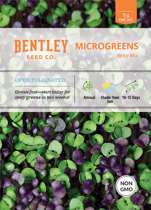 Microgreens, Spicy Mix Seed Packets