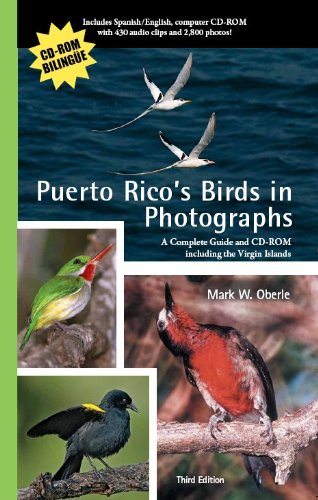 Puerto Rico's Birds in Photographs 3rd Edition with Bilingual CD