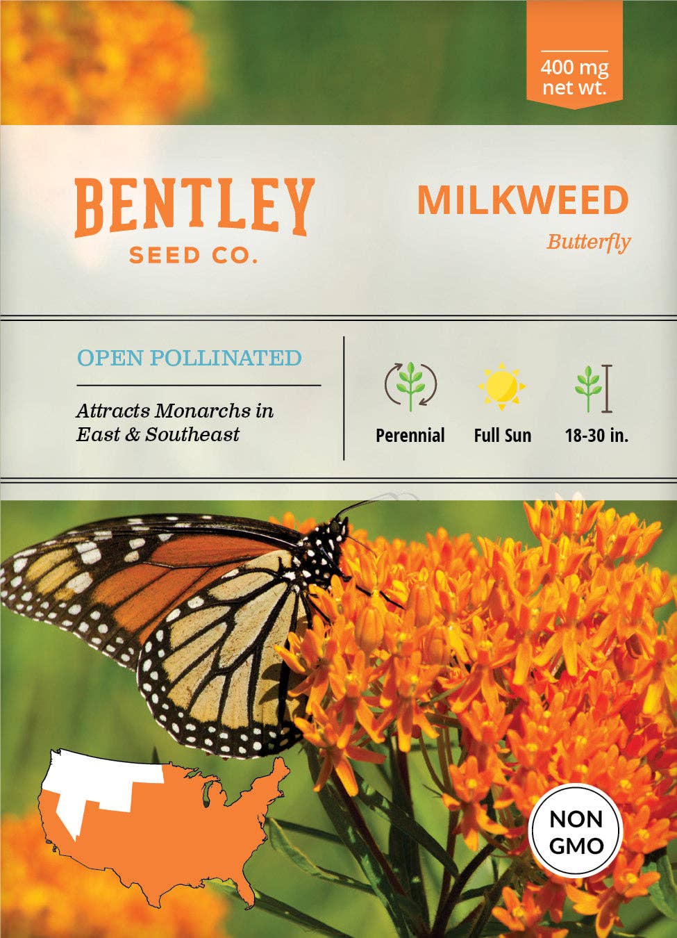 Perennial Butterfly Milkweed Seed Packets