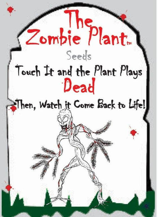 Zombie Plant seed packets -"PLAYS DEAD" when you Touch It!