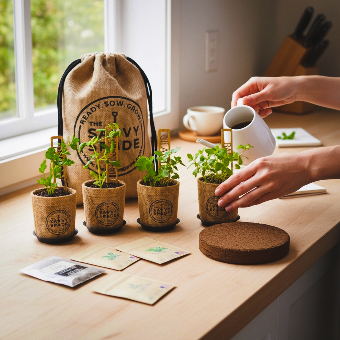 Cocktail Garden Kit - Giftable Grow-Your-Own Cocktail Herbs