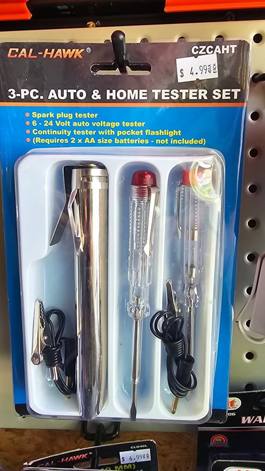 3-pc. Auto & Home Tester Set